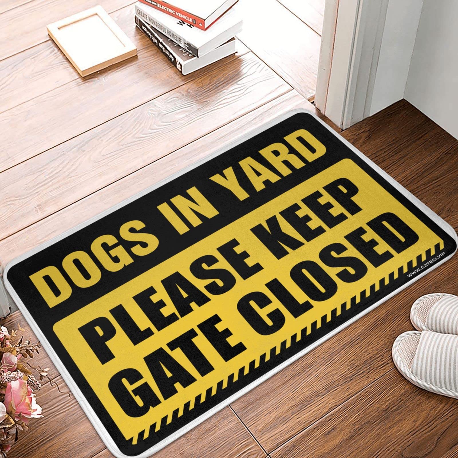 Paillasson d'extérieur pour chien et tapis de garage pour entrées de cour