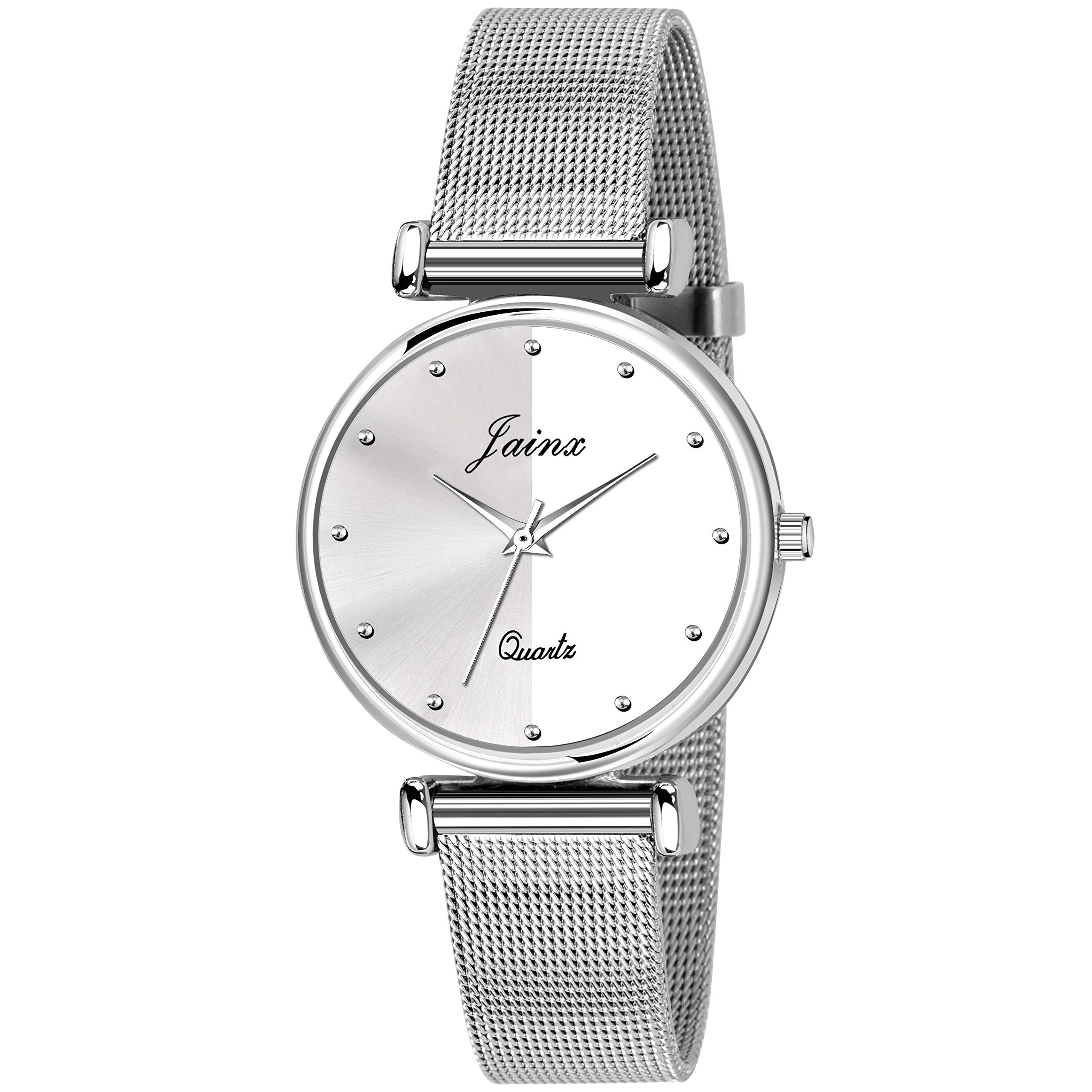 jainx Silver Mesh Chain Analog Wrist Watch for Women - JW668 (B08R1SN2LL) Amazon Price History, Amazon Price Tracker