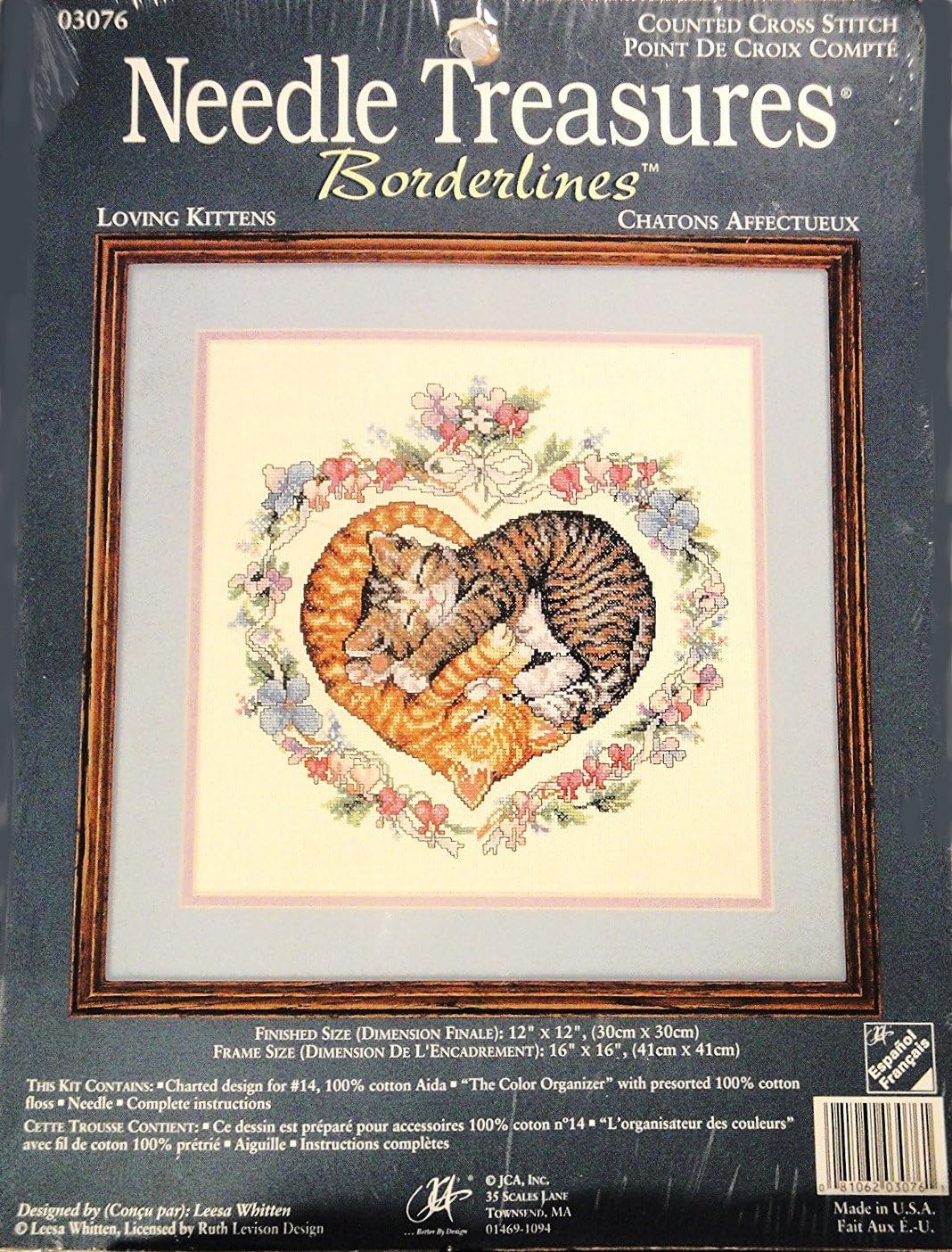 JCA Loving Kittens - Cross Stitch Kit