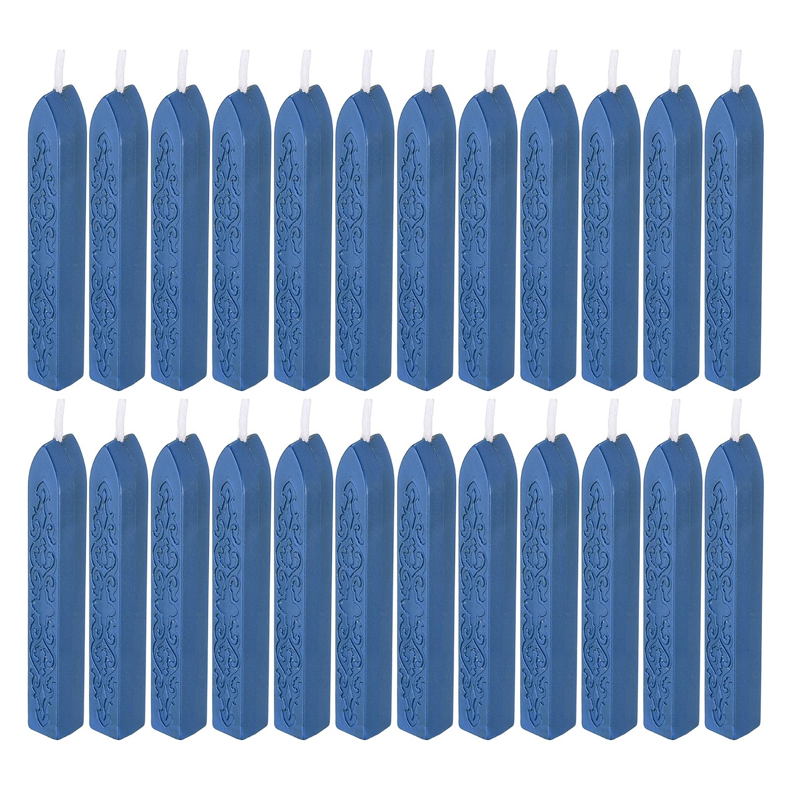 PATIKIL Wax Seal Sticks, 22 Pack Sealing Wax Sticks Sealer for Stamp Seals Letter Wedding Invitation Envelope Craft, Blue