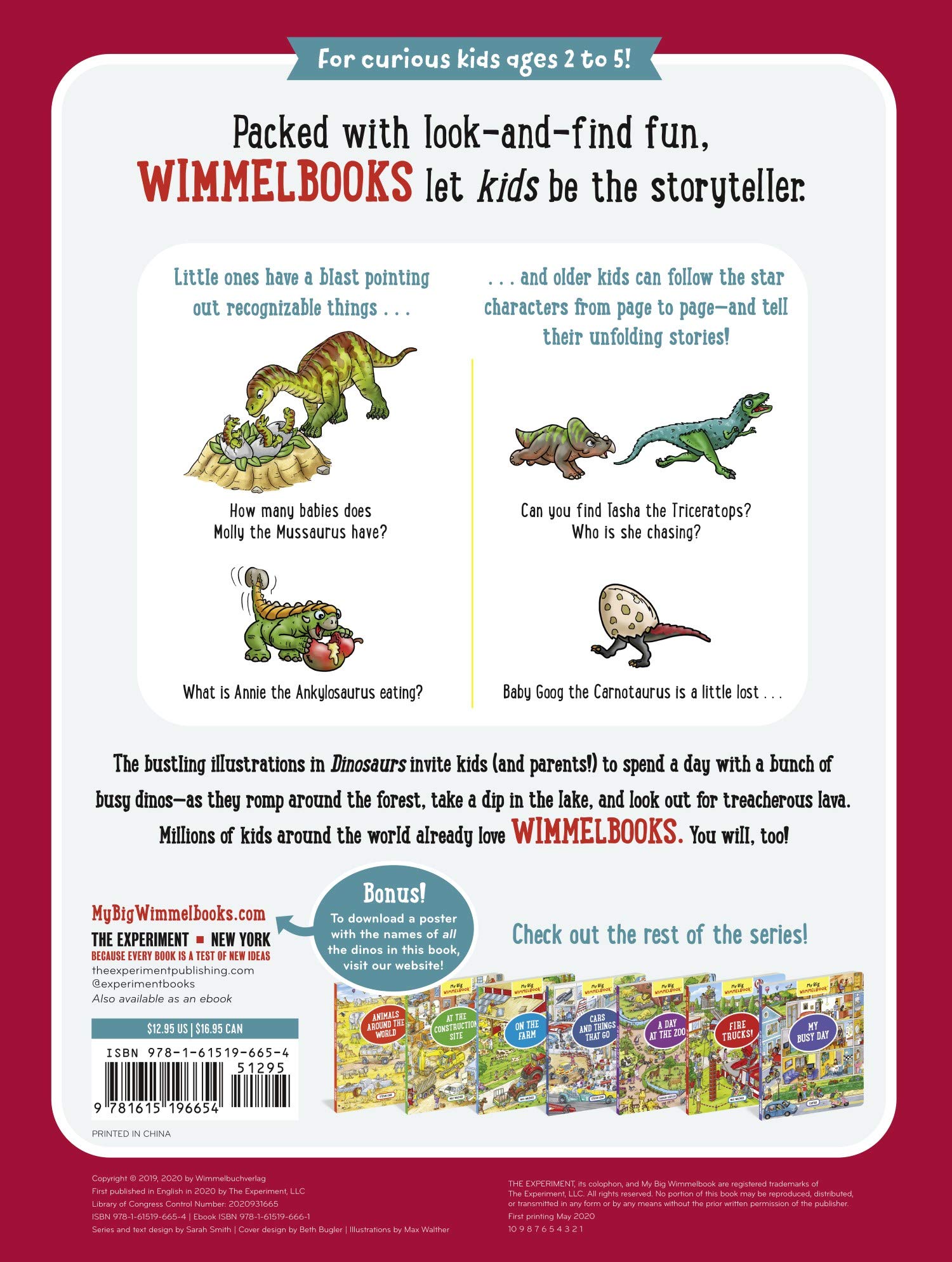 My Big Wimmelbook - Dinosaurs: 1 (My Big Wimmelbooks): A Look-and-Find Book (Kids Tell the Story): 0