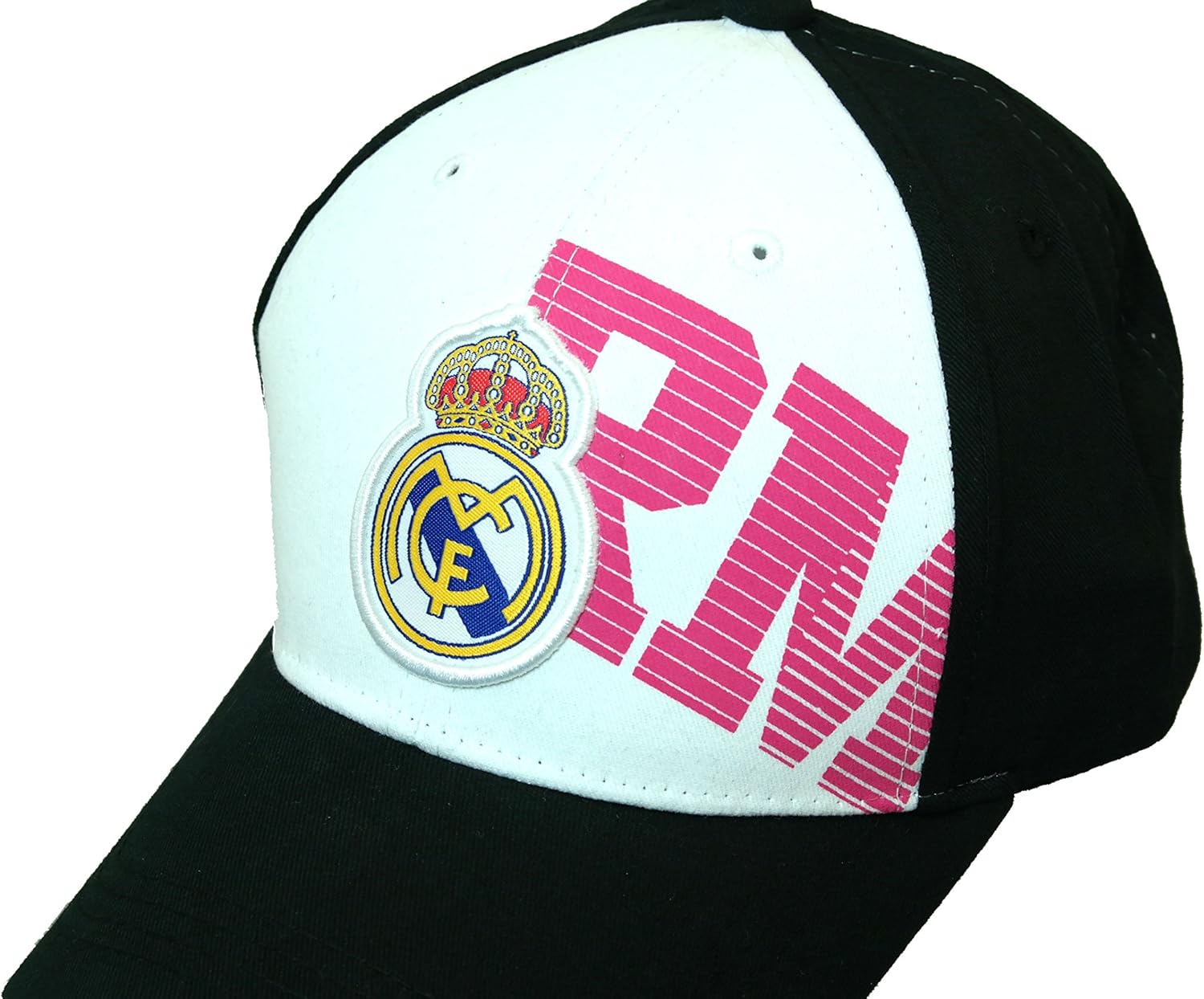 Compatible with Real Madrid Soccer Cap (One Size, Real Madrid 8) White