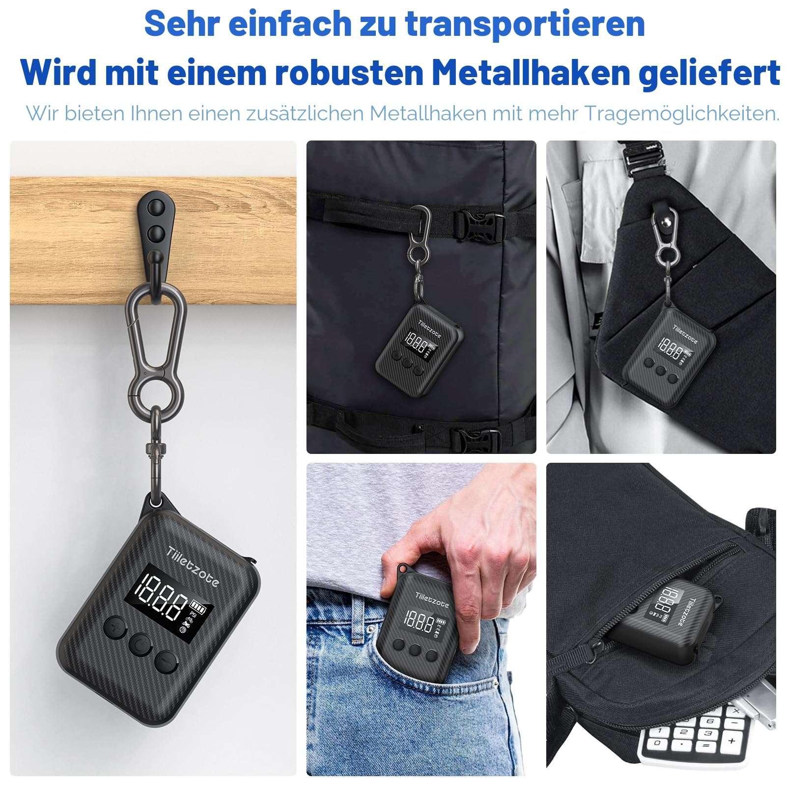 Fahrradpumpe, 130 PSI Mini-Fahrrad-Reifenpumpe mit Messgerät, passend für Presta-Ventil und Schrader, tragbare elektrische Luftpumpe, Luftkompressor, automatische Abschaltung, kleine