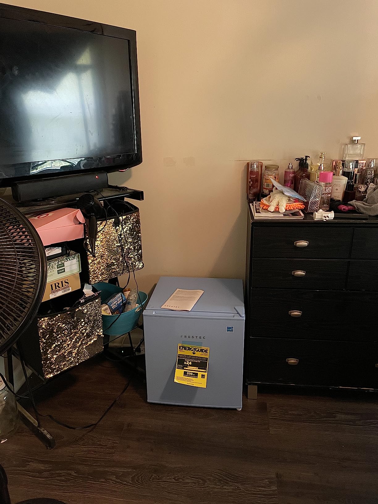 19/mo Finance Frestec 1.6 Cu' Mini Refrigerator, Small Refrigerator