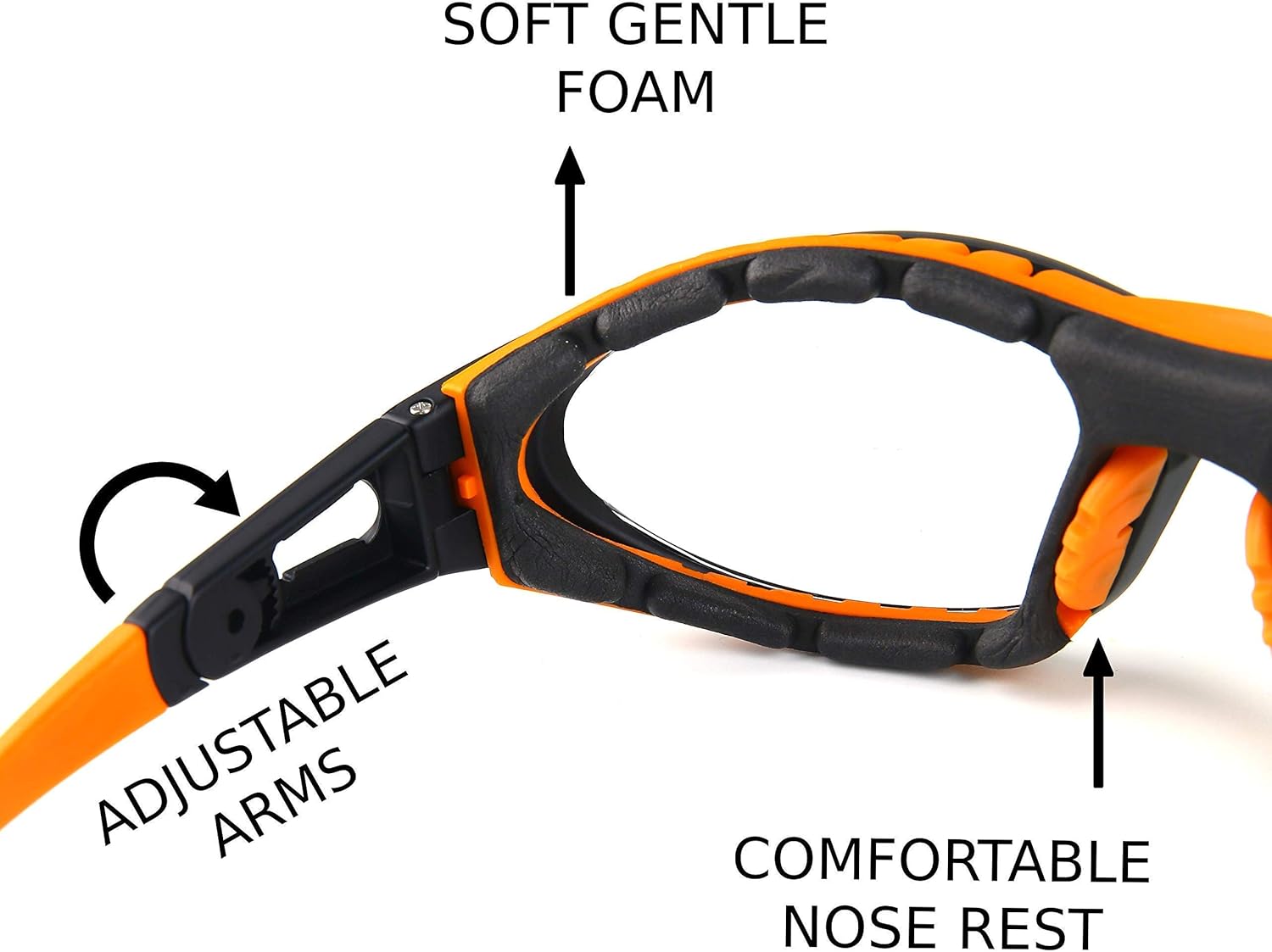 Orange & Pink Goggles Bundle - Anti Fog - Anti Scratch - One Size Fit Protection