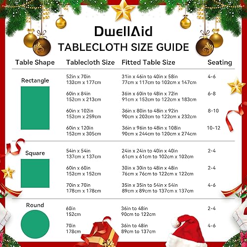 Vista 39 de Mantel rectangular de vinilo de 52 x 70 pulgadas con reverso de franela, mantel para el día de San Valentín, mantel de hule 100% impermeable Azul