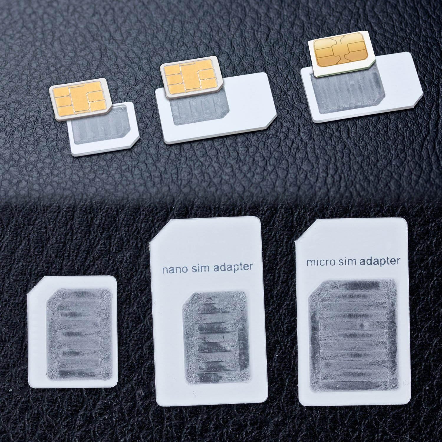 SAVFY Standard Nano SIM Cards Adapters for iPhone 6 iPhone 5C iPhone 5S 5 iPhone 4/4S/3G iPad