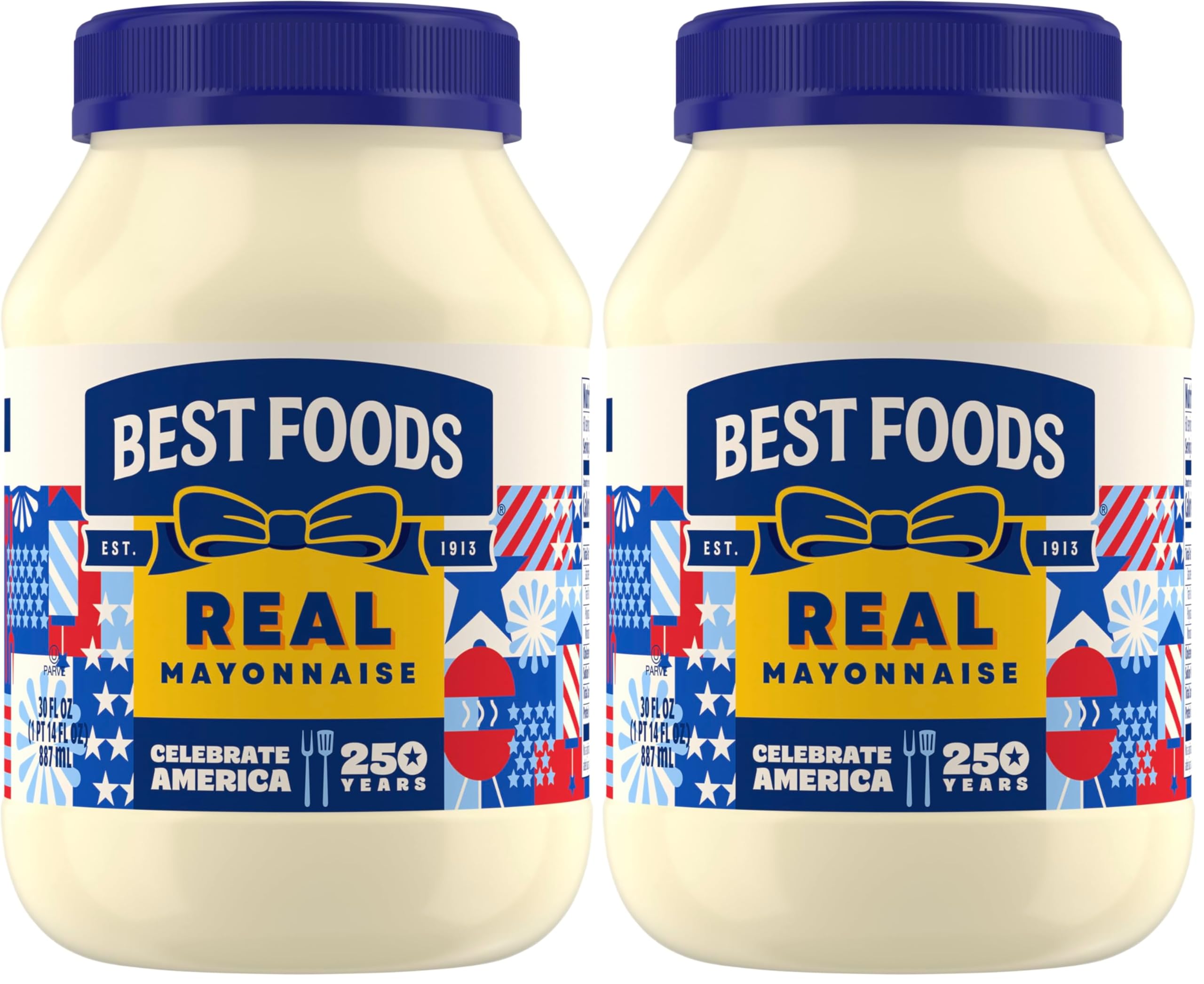 Best Foods 30 Fl Oz (Pack of 2) / Best Foods Real Mayonnaise / 1 Mayonnaise