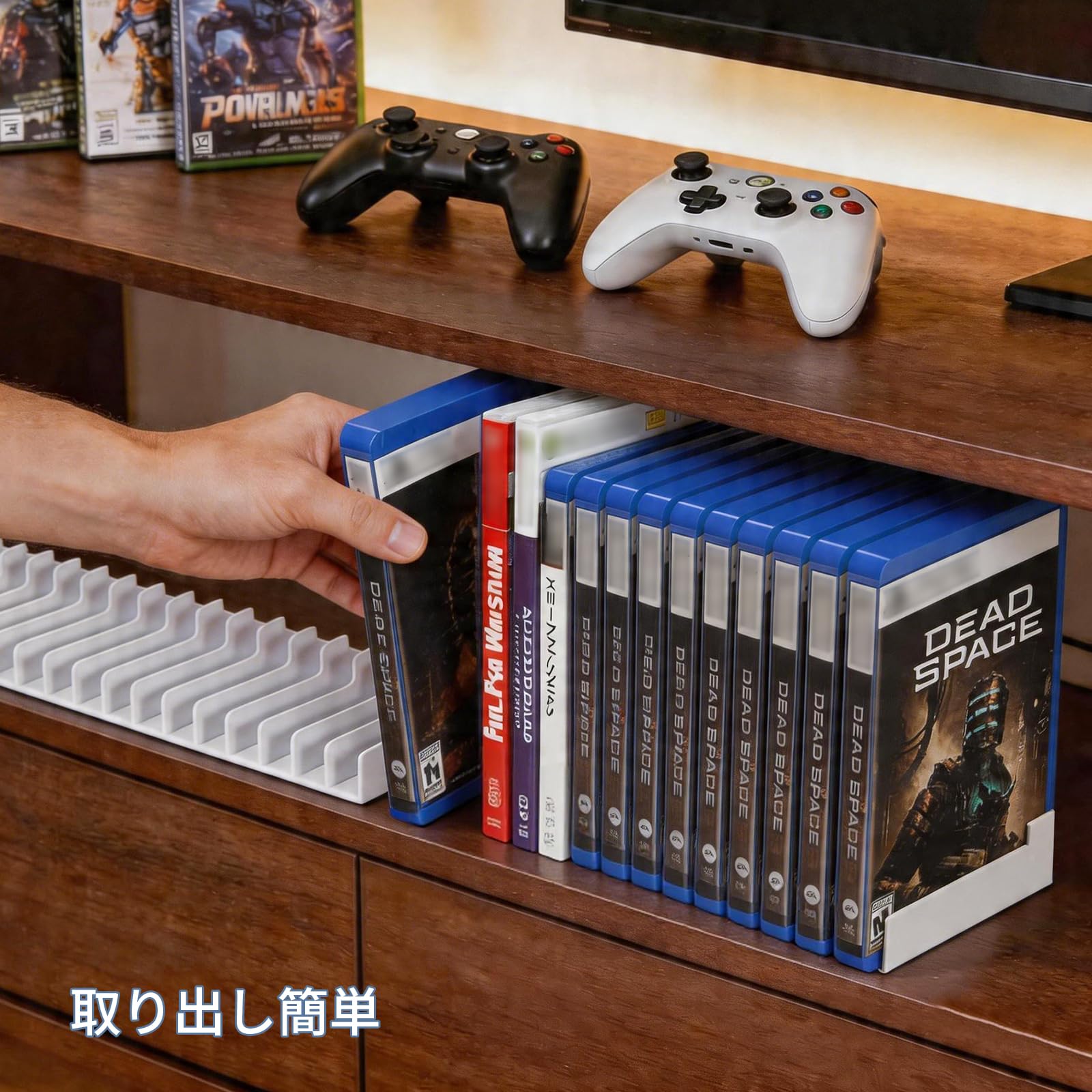 Amazon.co.jp: ZYTHRONE ゲームソフト 収納 スタンド PS5/PS4/PS3/Xbox