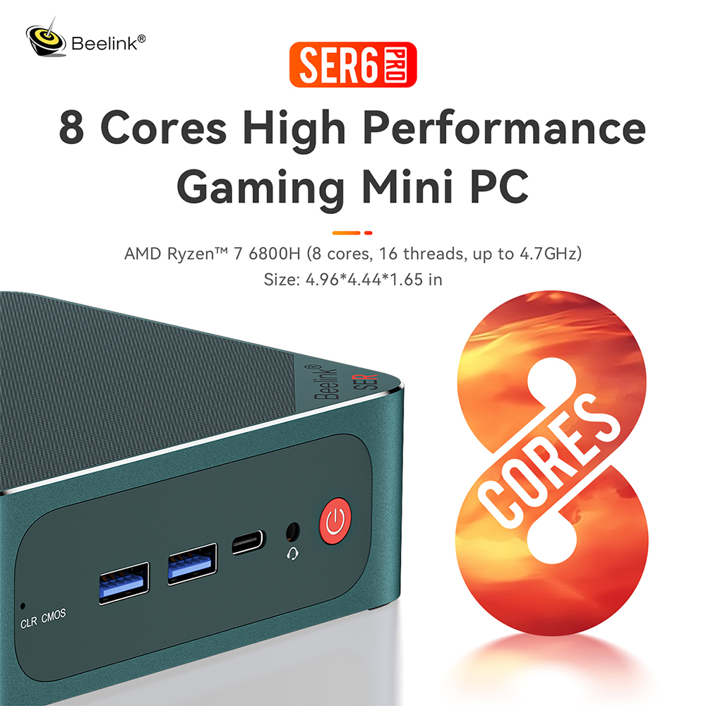 Amazon.com: Beelink SER6 PRO Mini PC, Mini Computers with AMD