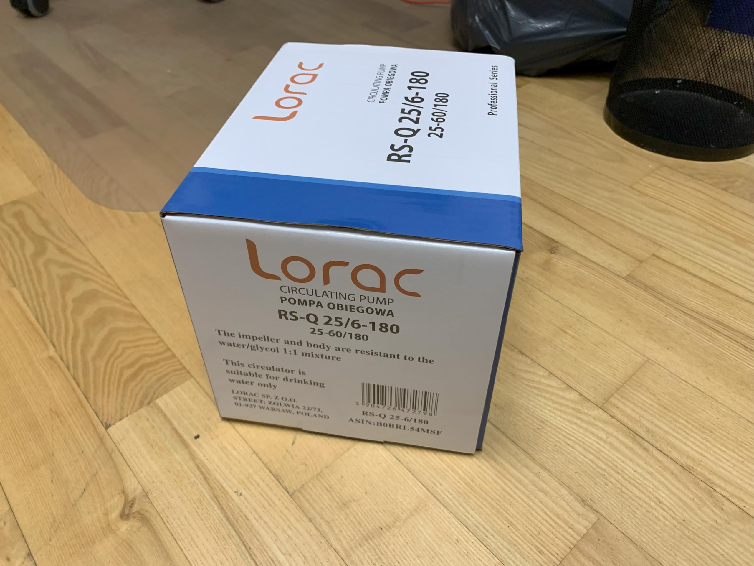 LORAC | Pompe de circulation 220-240 V, 3 niveaux de puissance (46/67/93W), pour chauffage central, piscine, pompe à chaleur, système solaire, débit max 55 l/min, IP44, surpresseur pour eau chaude