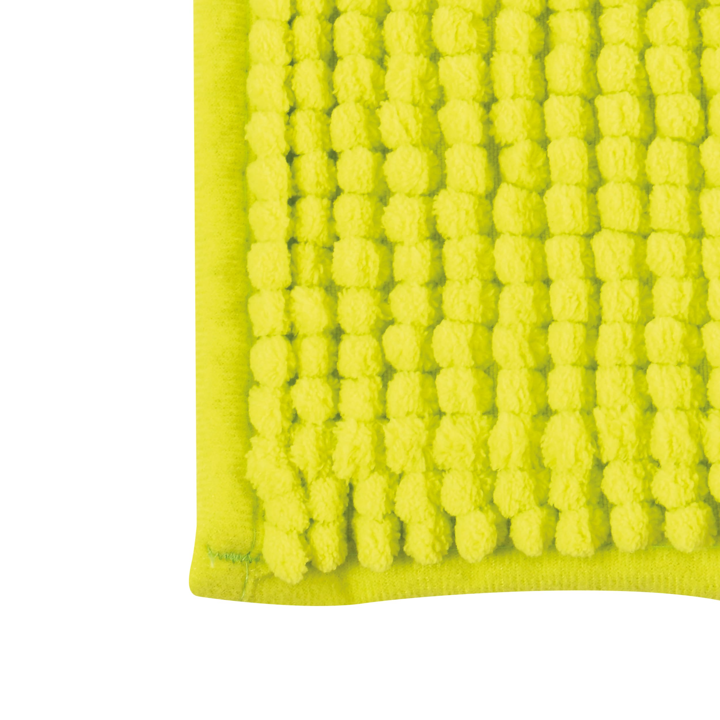 Tapis de Bain Microfibre Chenille Anti-dérapant 40x60 cm Vert Clair