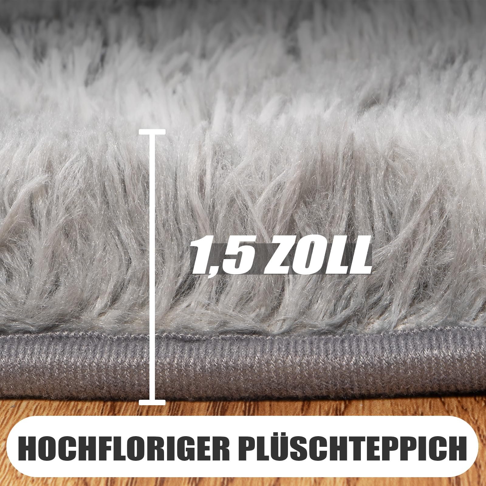 Tapis Salon 180x270cm Géométrie, Tapis Chambre Cool Gris et Blanc, Lavable En Machine Grand Tapis a Motif, Doux Shaggy AntidéRapant Moquette, pour Descente de Lit et Salle de Repos, Chambre Enfant