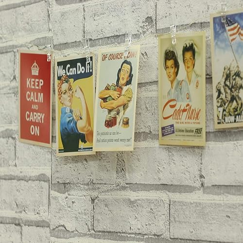 Miniatura 7 de 128 clips para fotos, mini clips de plástico transparente transparente, pinzas para colgar tiras de luces de hadas, clips Polaroid como regalo para