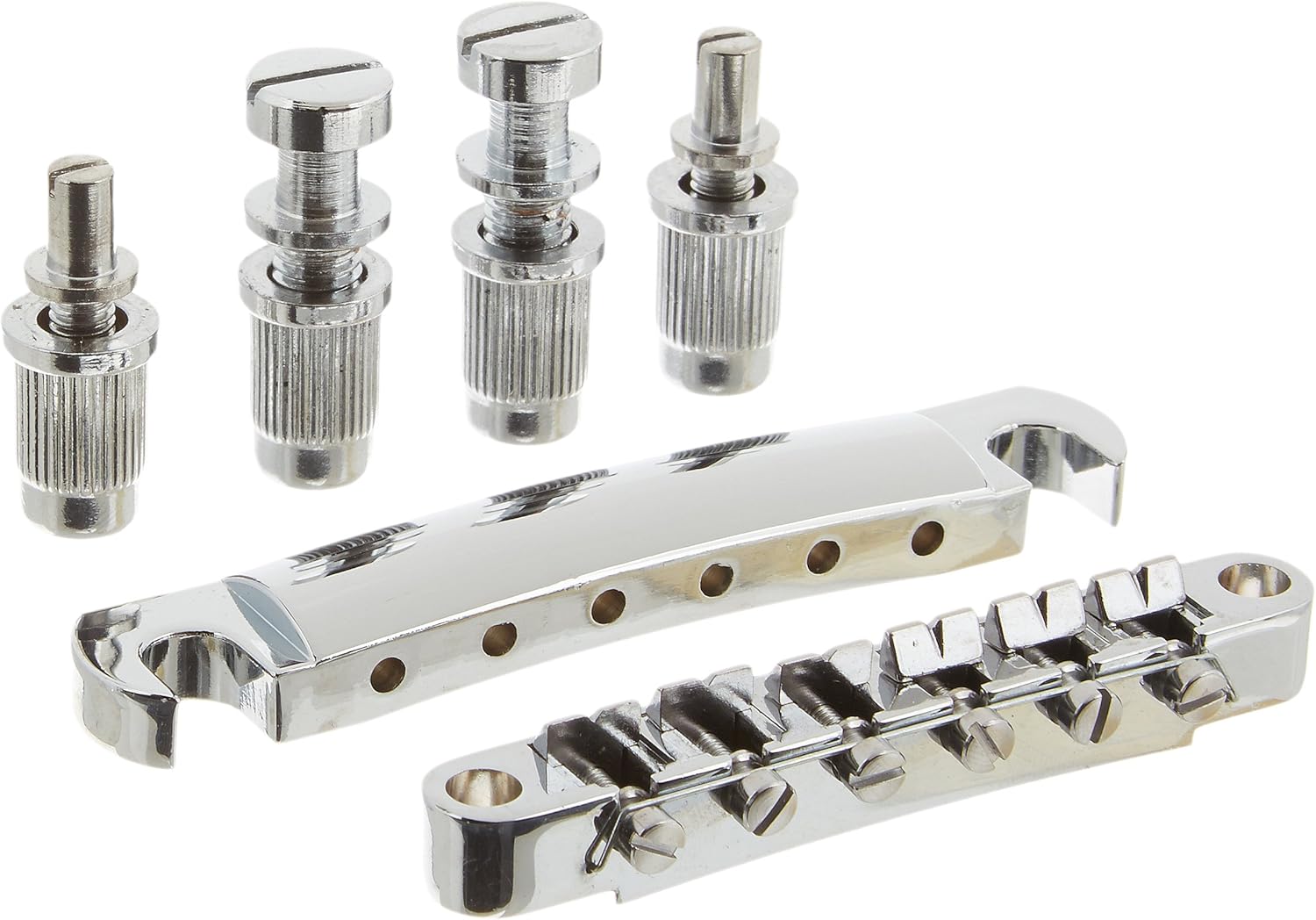 1set ABR1 Style Tuneomatic Bridge & Tailpiece Chrome for Gibson Les
