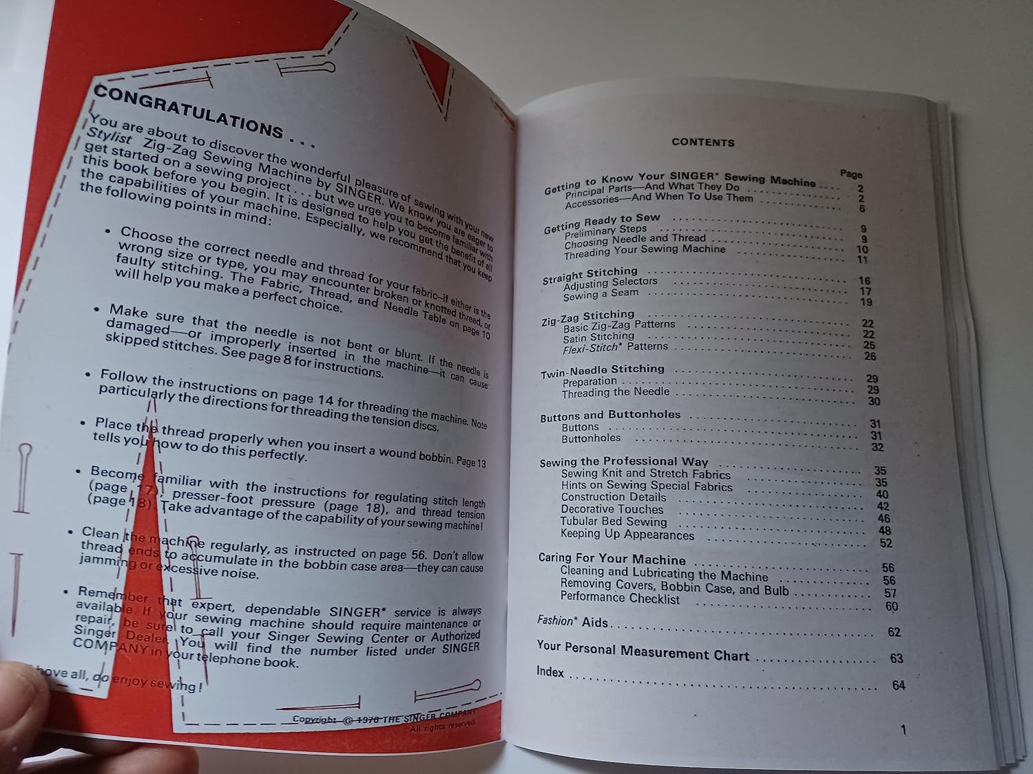 Page from manual showing Flexi-Stitch patterns and adjustment instructions