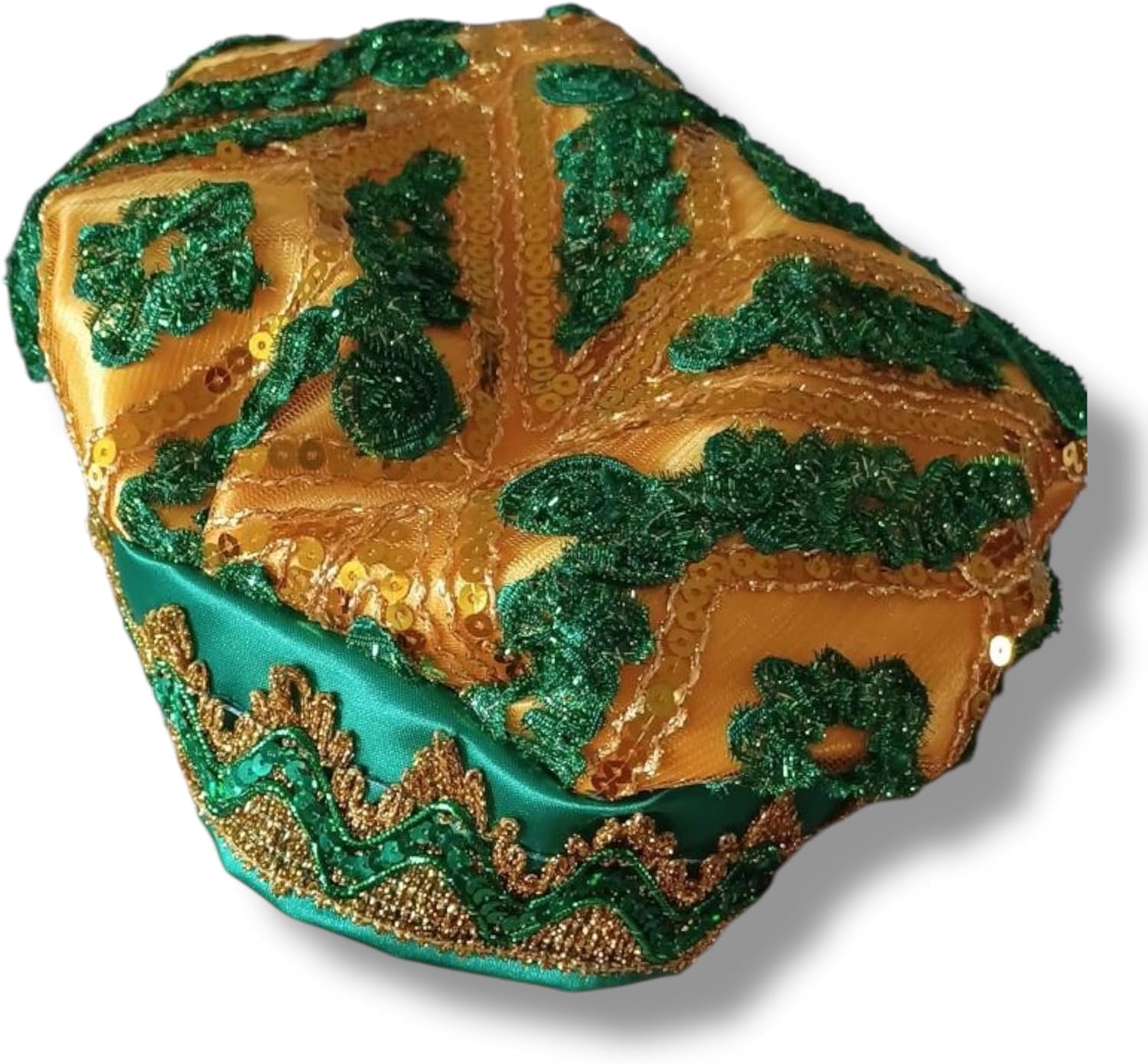 Gorro de Santo - Handmade Yoruba Beaded Ritual Caps for Orula, Chango, Yemaya, Oshun, Elegua & Obatala