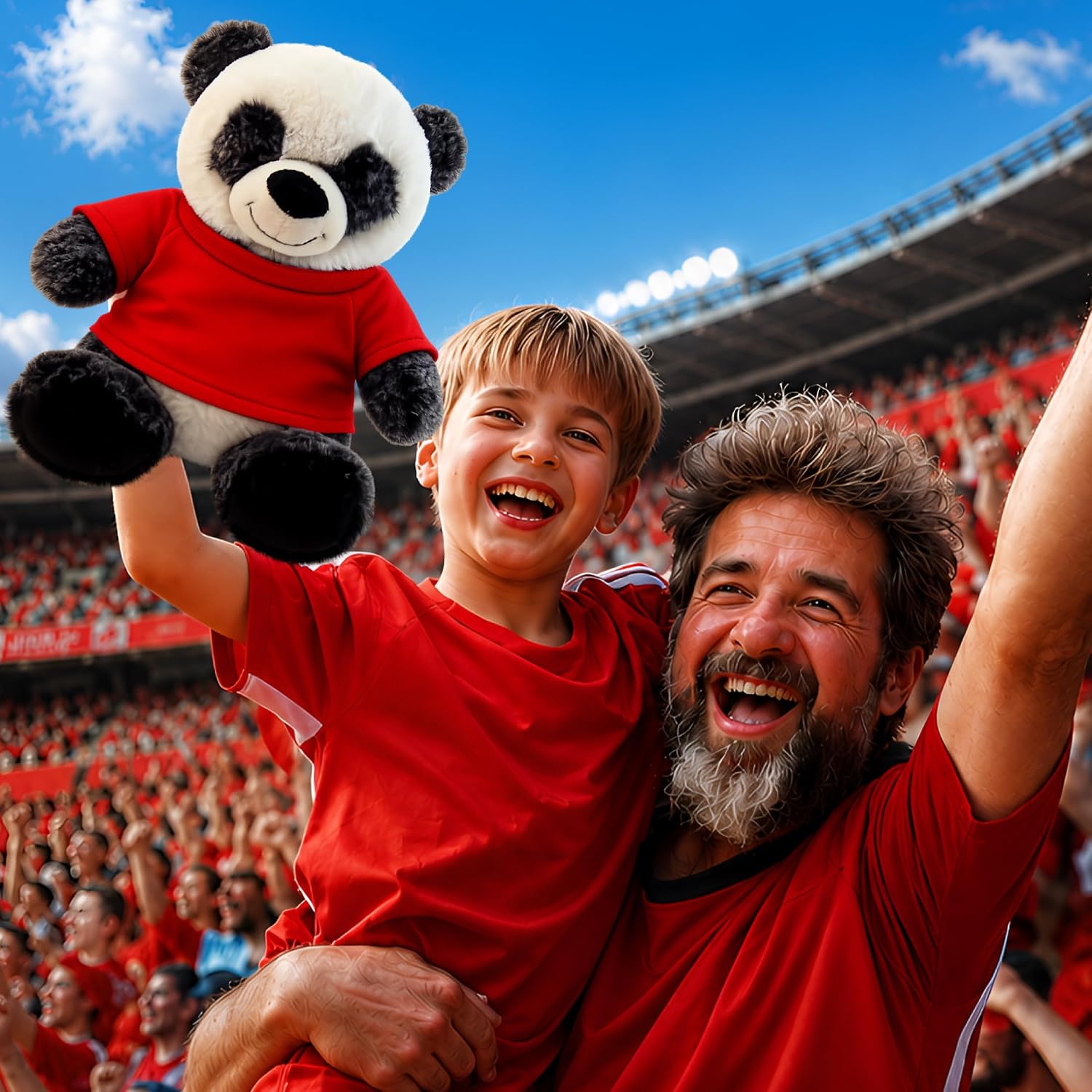 DolliBu Large Red T-Shirt for Stuffed Animals - Cozy Red Shirt for 8-10 Inches Plush Toys, Classic Dress-up Stuffed Animal Costume Outfit, Collectible Clothing Accessories for Plush Animals image 5