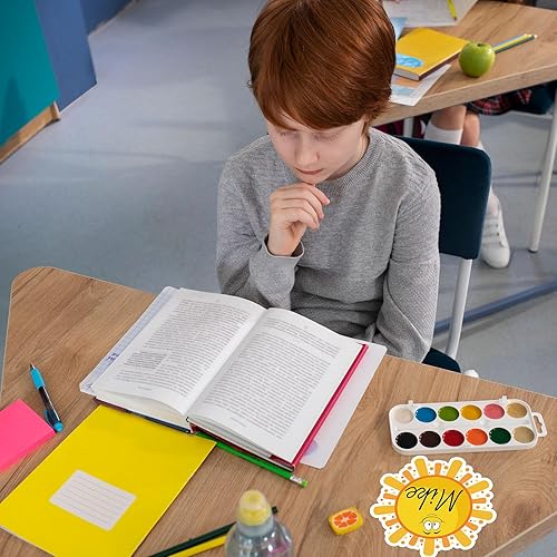 Miniatura 4 de JarThenaAMCS 135 calcomanías de nombre de sol, calcomanías de dibujos animados con forma de sol, divertidas calcomanías para tablón de anuncios para