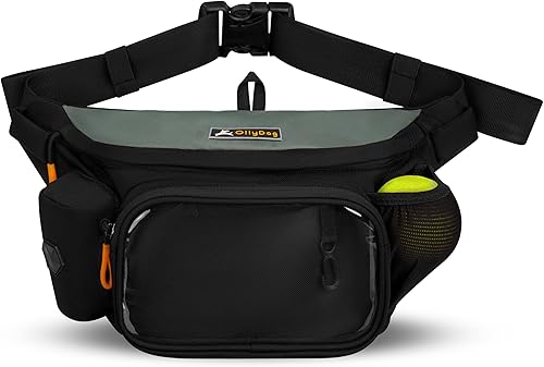 Miniatura 7 de OllyDog Trailblazer - Paquete con pelota hinchable, riñonera, bolsa de golosinas para perros, manos libres para entrenamiento, paquete de cadera con