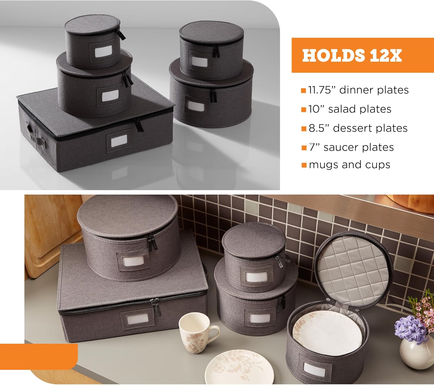5-Piece China Storage Containers