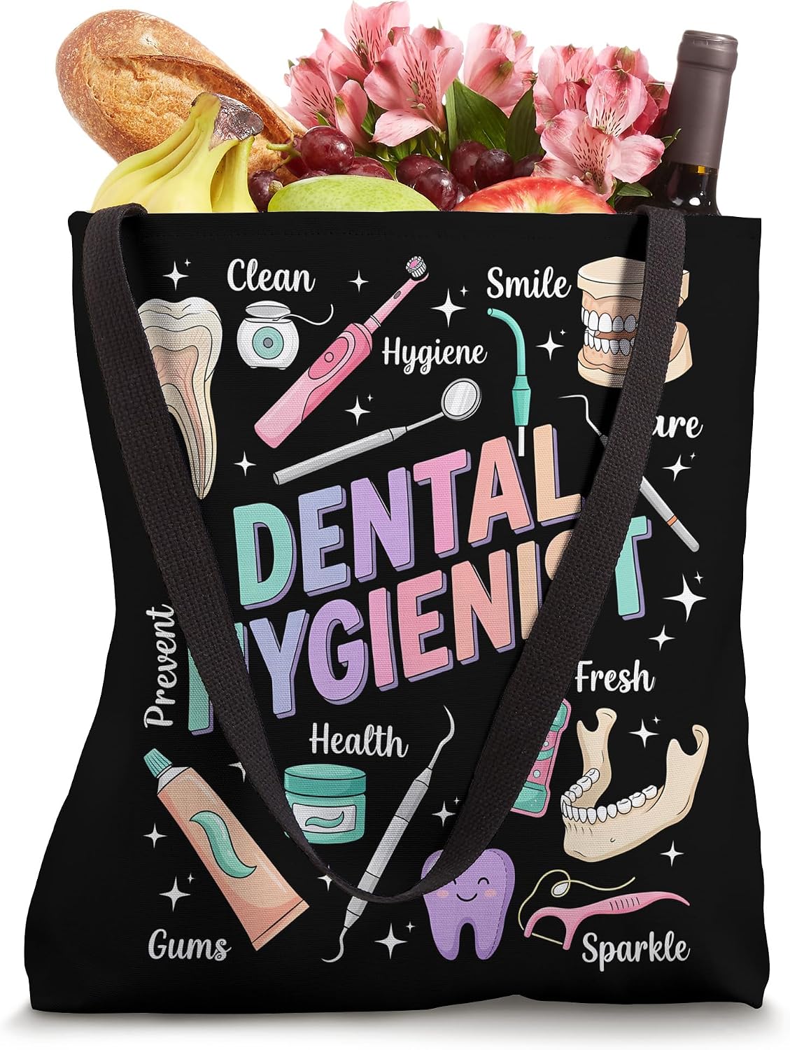 Dental Hygienist Oral Health - RDH Dental Dentist Assistant Tote Bag