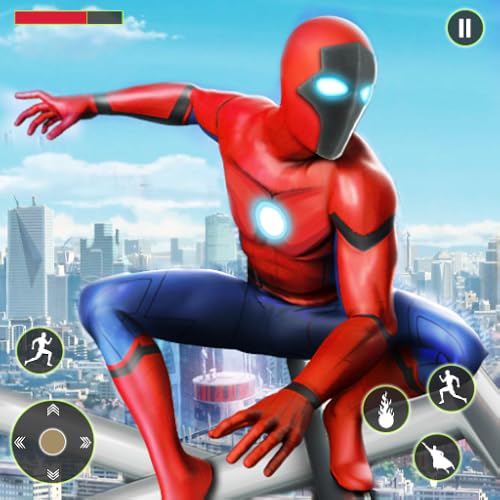 GTA 5 Spider Man Superhero Fighter - Flying Rope Hero Vice Town Gangster 3D