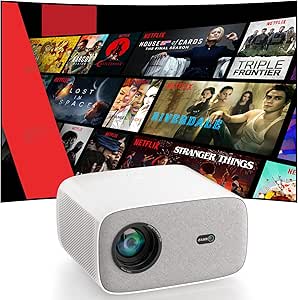 ネトフリ・YouTube・Prime video アプリ内蔵】プロジェクター