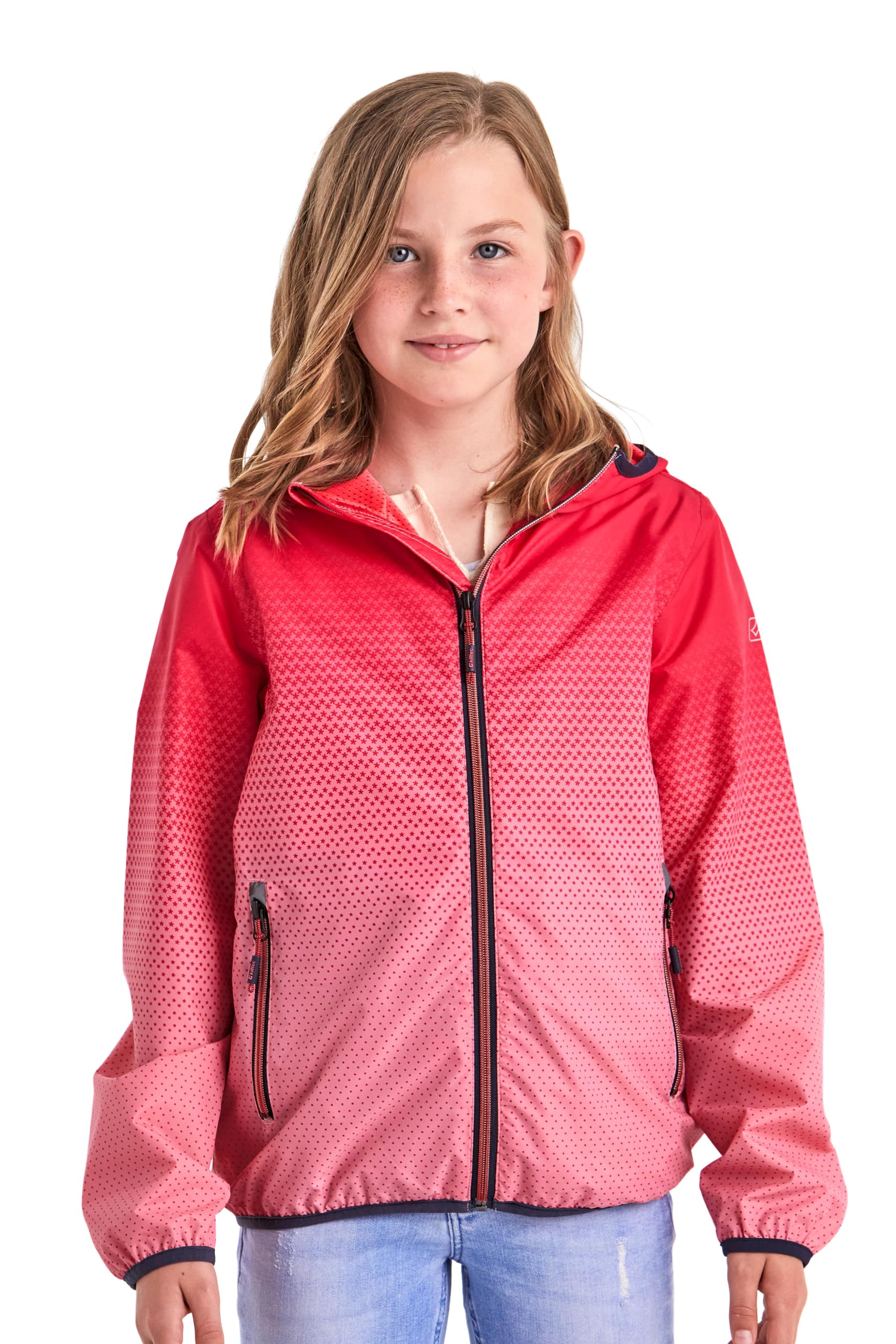 Killtec Mädchen Lyse Grls Jckt A Funktionsjacke/Regenjacke mit Kapuze, packbar