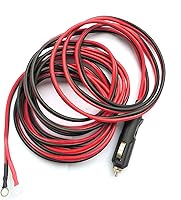 Vista 1 de Enchufe de cigarrillos macho a macho, 12 V, 15 A, cable de carga con luces LED y protección de fusible en ambos enchufes