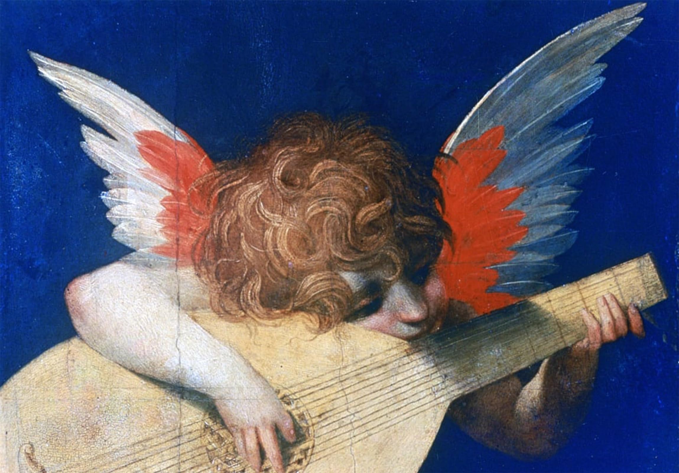 POSTERIIk Famous Animal Posters Vintage Picture Angel Musician by Rosso Fiorentino Modern Wall Decor for Home Decor 60x90cm