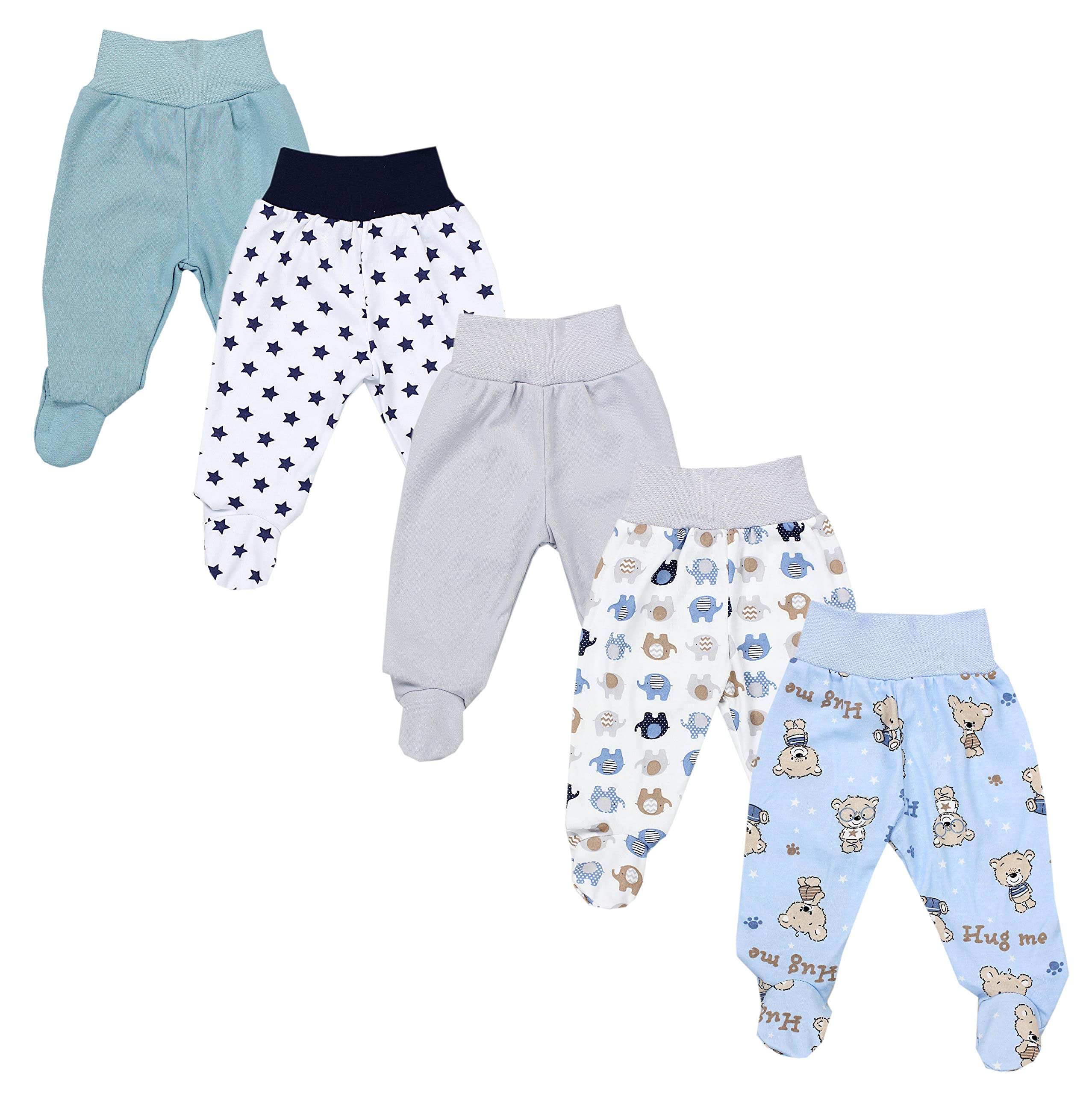 TupTam Pantalón con Pies de Bebé NIños NIña Pack de 5 — view 12