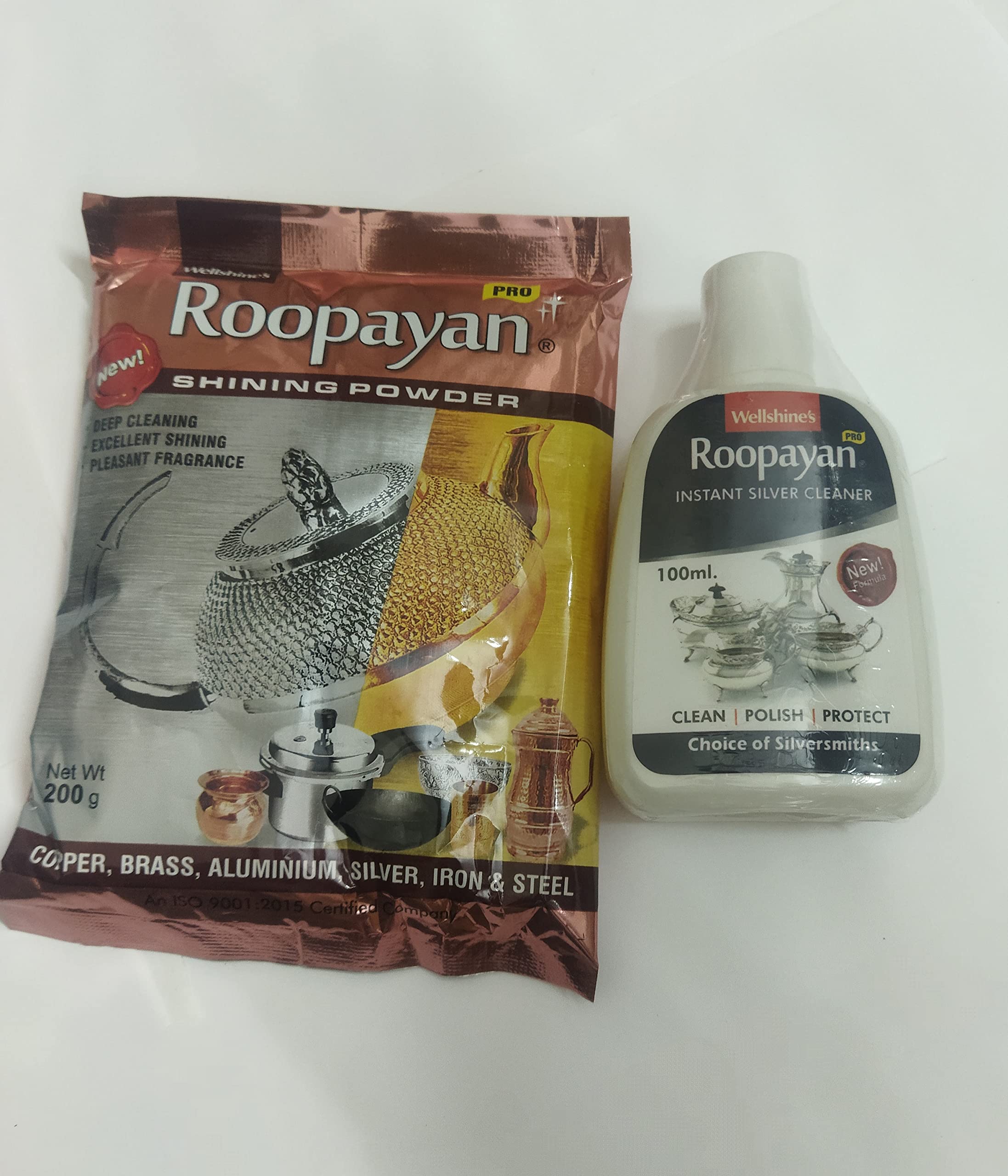 Roopayan instant silver cleaner(100ml) and Shining powder (200g) combo (B0919DVPH3) Amazon Price History, Amazon Price Tracker