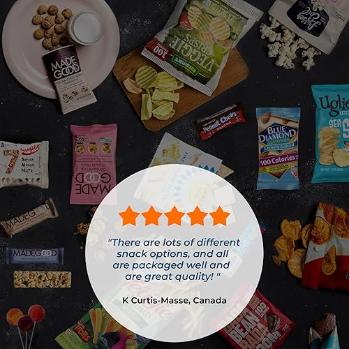 Miniatura 7 de Canastas de regalo para aperitivos paquete variado de aperitivos sin gluten para adultos regalo de aperitivos cesta de regalo vegana para todas las