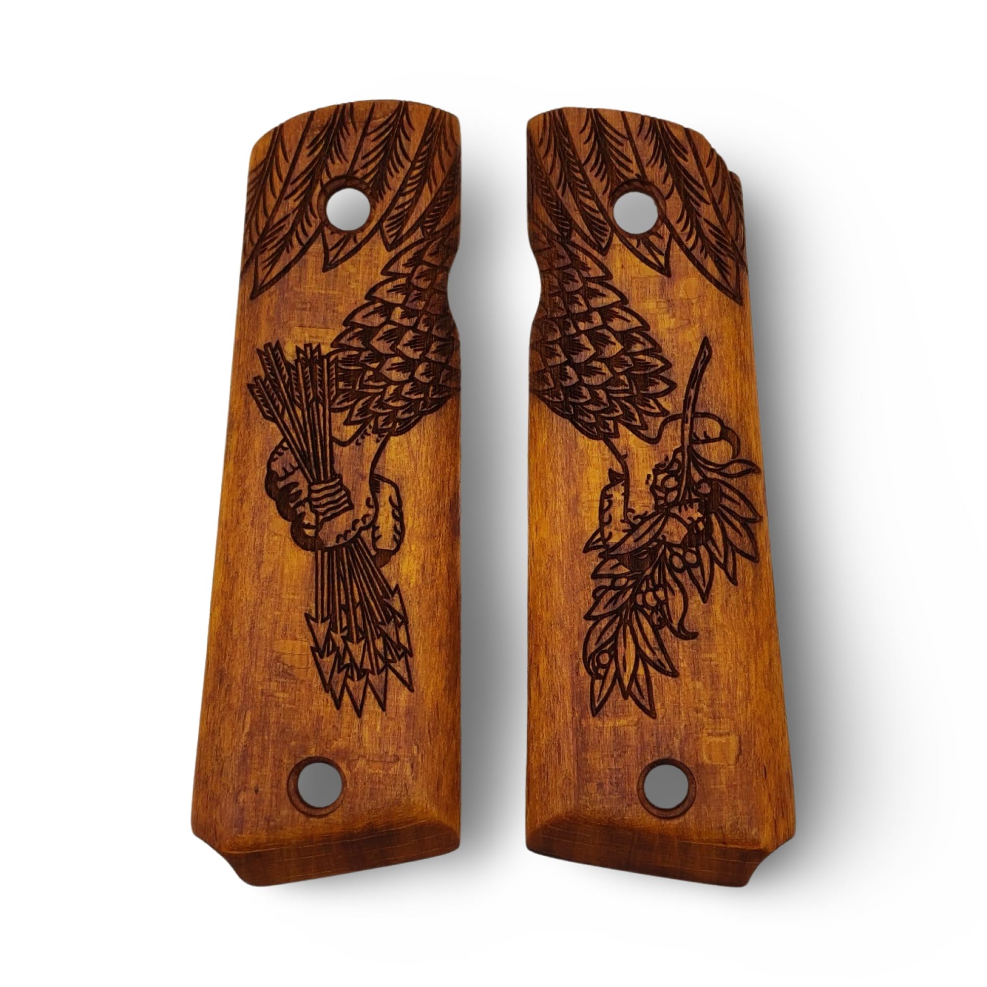 Amazon.com : Zib Grips 1911 Grips, Phoenix in Flames Design