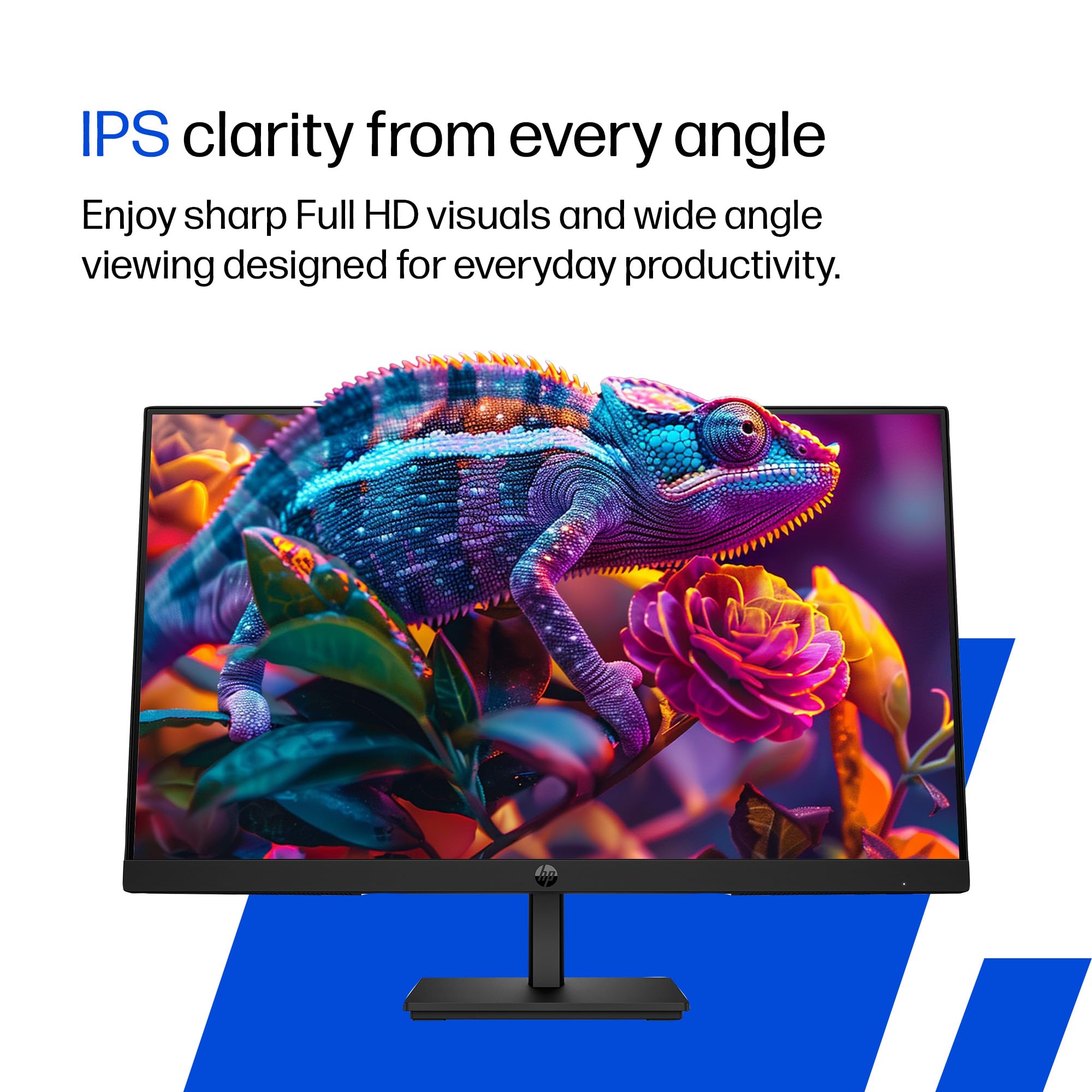 HP Series 3 Pro 23.8 inch(60.5cm) FHD Monitor, Energy Star Certified, VESA mountable, 3-Sided Borderless,IPS, 100Hz, LCD, Anti-Glare, 5ms Response time, Flicker-Free, 1 HDMI 1.4, Black, 3.77kg, 324pf — Amazon image 3
