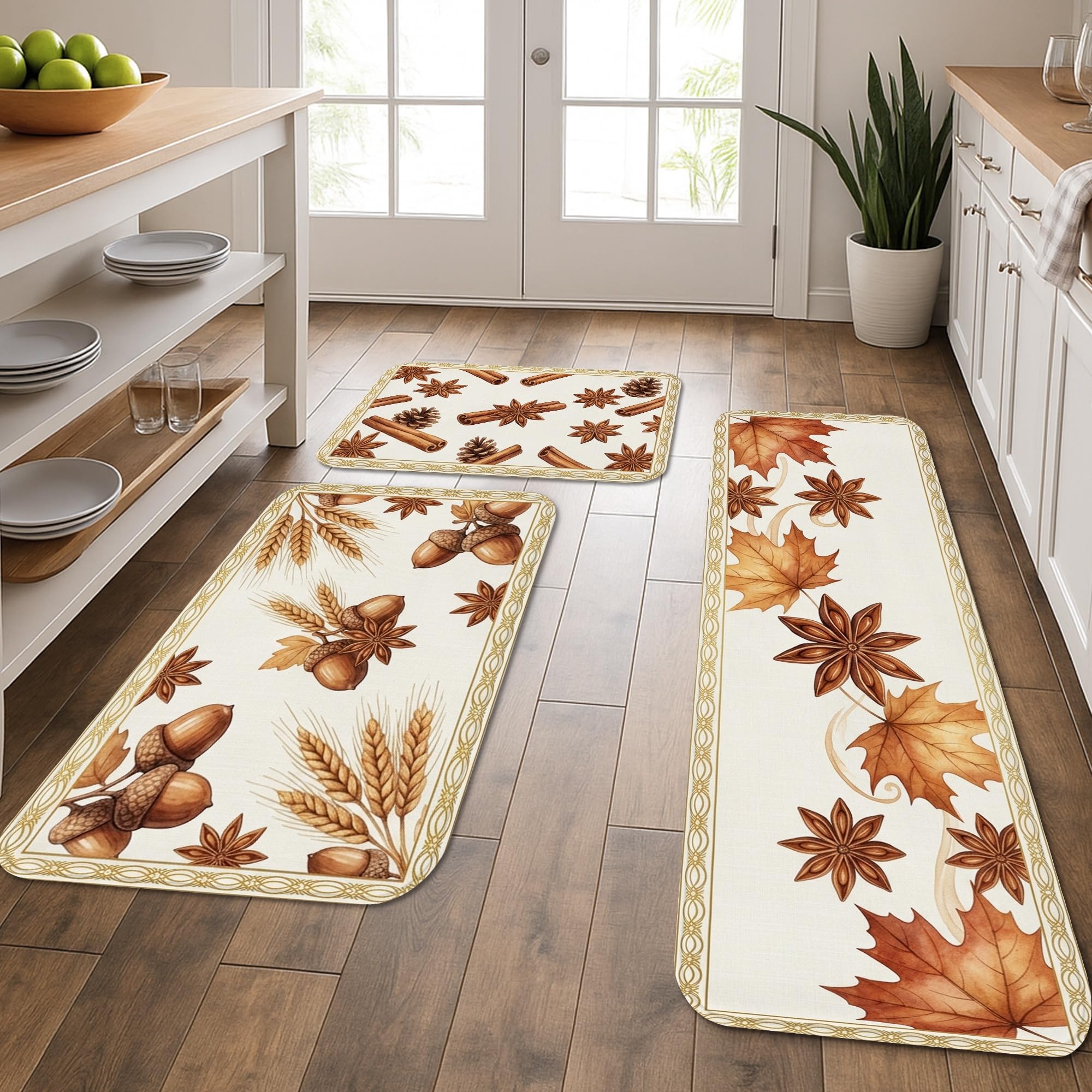 Tapis de cuisine lavable et doux pour soulager vos pieds devant l'évier