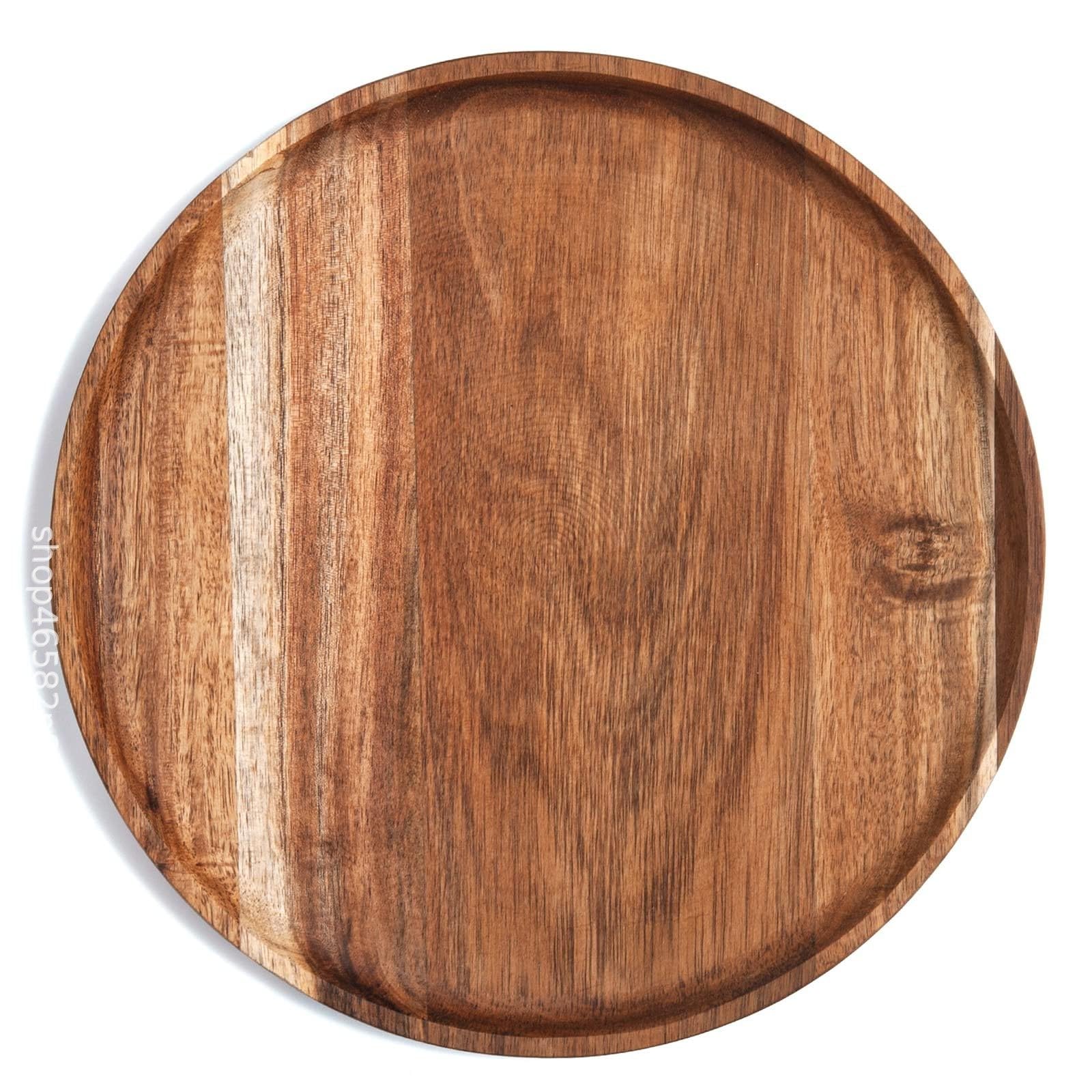 Stylish Large Wooden Platter for Serving Food and Displaying Tea Set Practical and Spacious Storage Tray Wooden Serving Tray