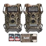 Terra Extreme 14 Megapixel IR Trail Camera (Mossy Oak, 2-Pack) Bundle with 32GB 100 MB/s Memory Card (2-Pack), and All-in-One High Speed Card Reader (5 Items)
