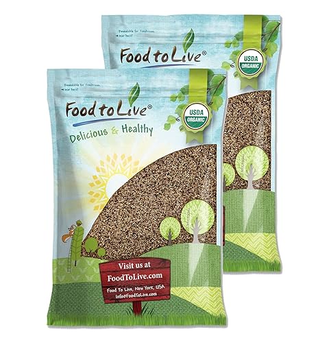 Food to Live - Semillas de Kaniwa orgánicas, 20 libras - Grano Canihua sin OMG, Kosher, crudo, vegano, germinable, rico en proteínas, fibra