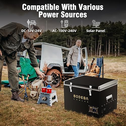 Miniatura 5 de BODEGA COOLER - Refrigerador de coche de 12 voltios, 48 cuartos (45 litros), control de aplicación, -4-68, congelador portátil, enfriador eléctrico