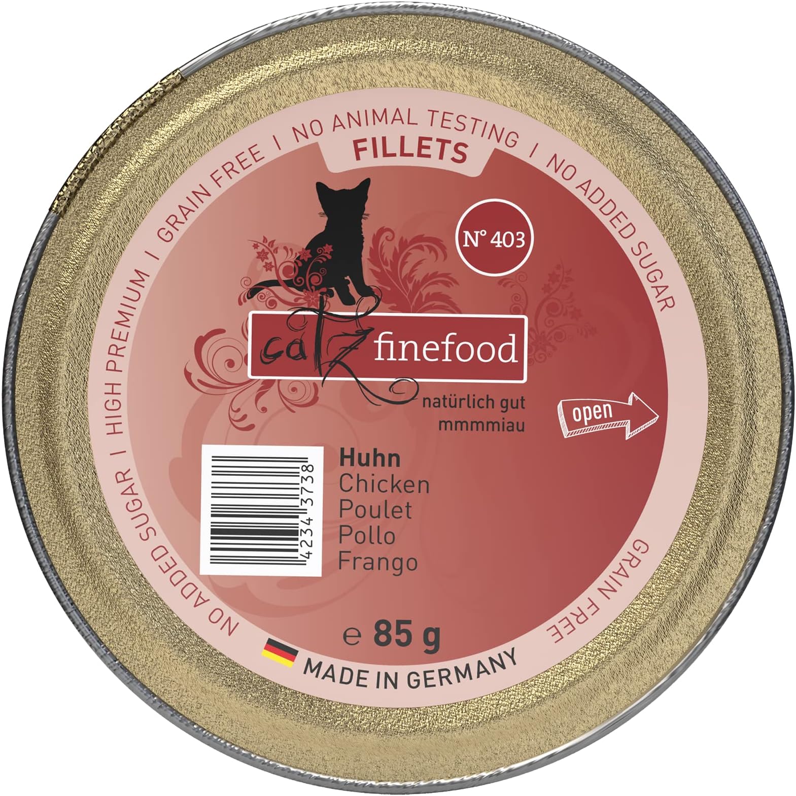 Catz finefood Number 403 – Chicken Fillets in Jelly Pack of 12 x 85 g