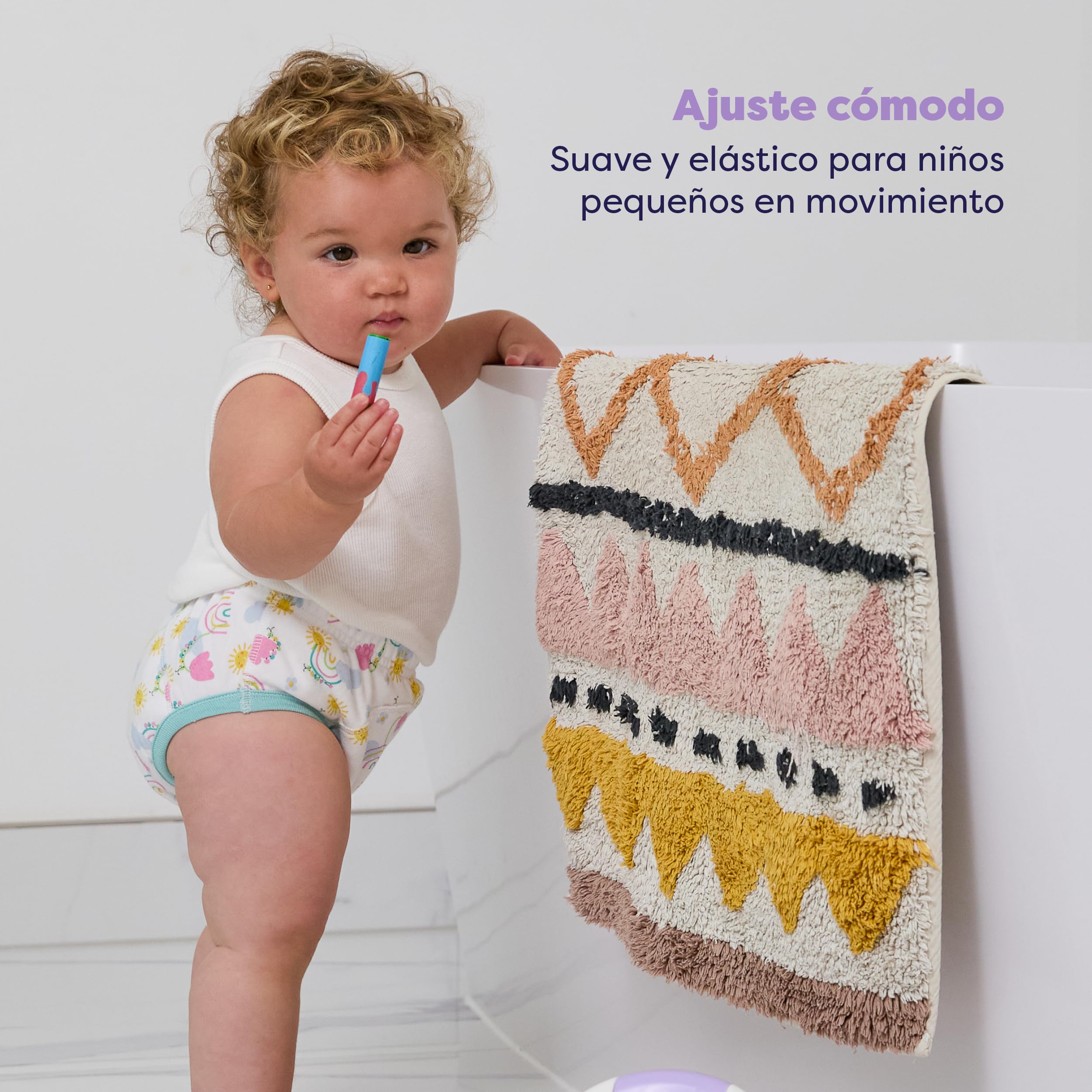 Bambino Mio, pack de 5 calzones de entrenamiento reutilizables (4-5 años) FIESTA EN EL JARDÍN - ropa interior para dejar el pañal, pantalones papa niños y niñas, niños pequeños