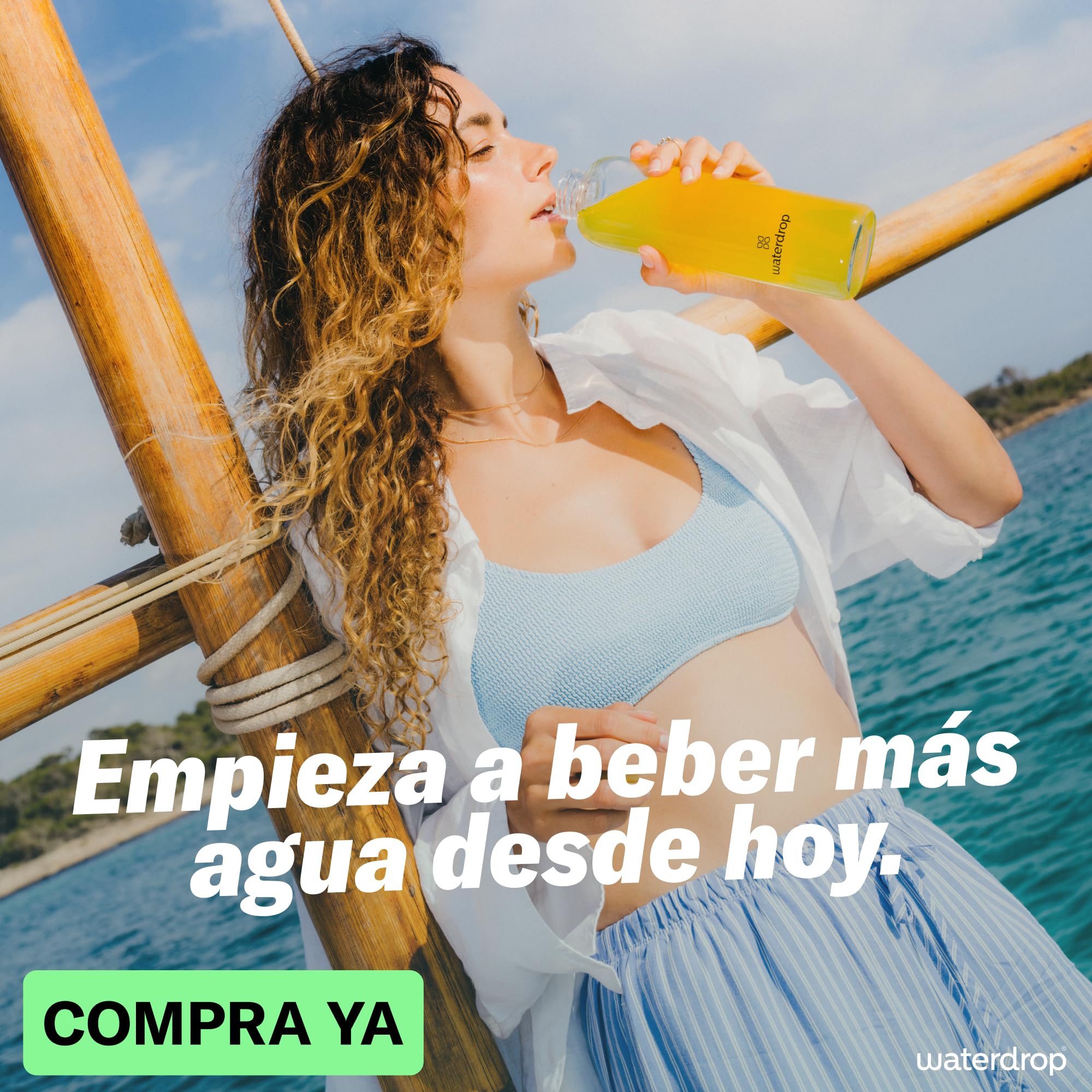 waterdrop® Mix Sabores de Frutas, 36 Pastillas Saborizantes Para Agua, Bebidas Sin Azúcar, Sabores Agua: Naranja, Limón, Pomelo, Refresco Instantaneo, Sobres