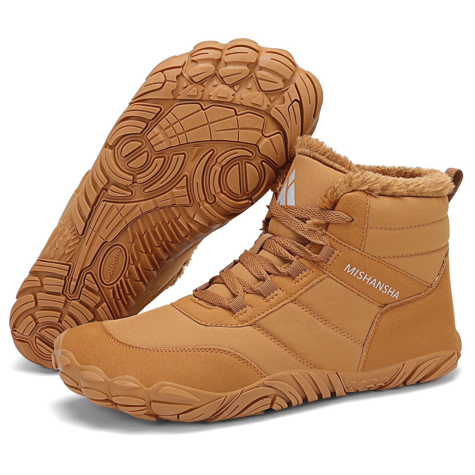Mishansha Botas de Invierno para Mujer Hombre - Forradas Cálidas & Repelentes al Agua Gr.36-48
