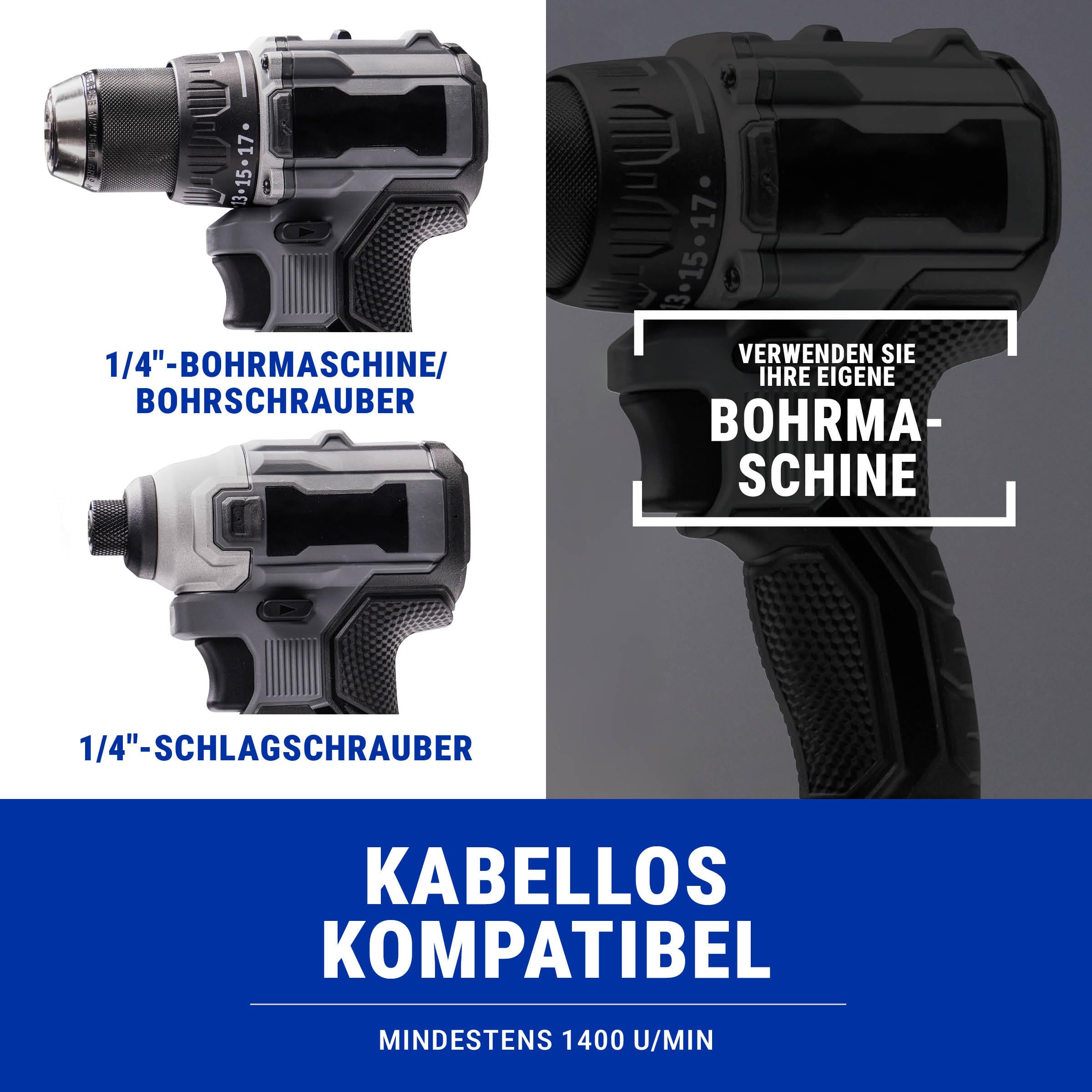 TrueCoat 360 Cordless Connect Airless Farbsprühgerät 26D361 – Akku-Handspritzgerät für Bohrmaschinenantrieb – Für Möbel, Türen, Zäune & Ausbesserungen – 360° Sprühen in jeder Position