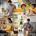 Build My Body Original Peanut Butter Powder Makes 500g Peanut Butter Spread | 46g Protein | Peanut Butter Powder Original | Classic Taste | Low Fat | No Preservatives | For Spreads, Smoothies & Baking | 227g gallery image