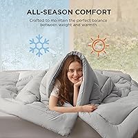 Vista 270 de Bedsure - Edredón de color liso