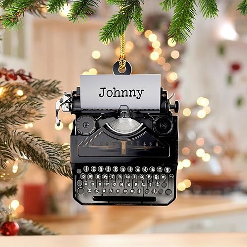 Miniatura 4 de Adorno de máquina de escribir personalizado, adorno de máquina de escribir antiguo, máquinas de escribir manuales, decoración de máquina de escribir