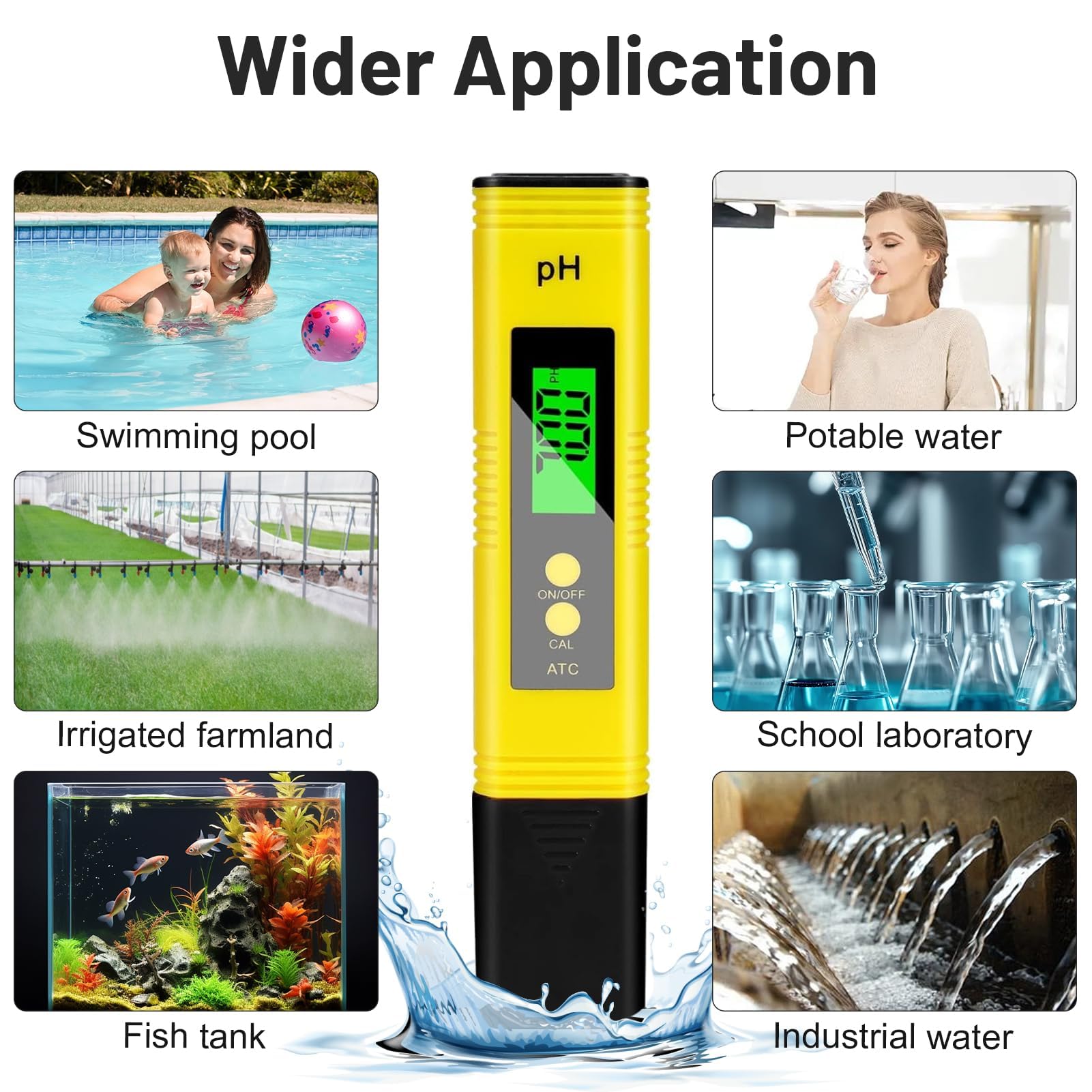 Medidor de PH Digital LCD Portátil Alta Precisión 0,01 0-14 N03-PH Acidity Meter